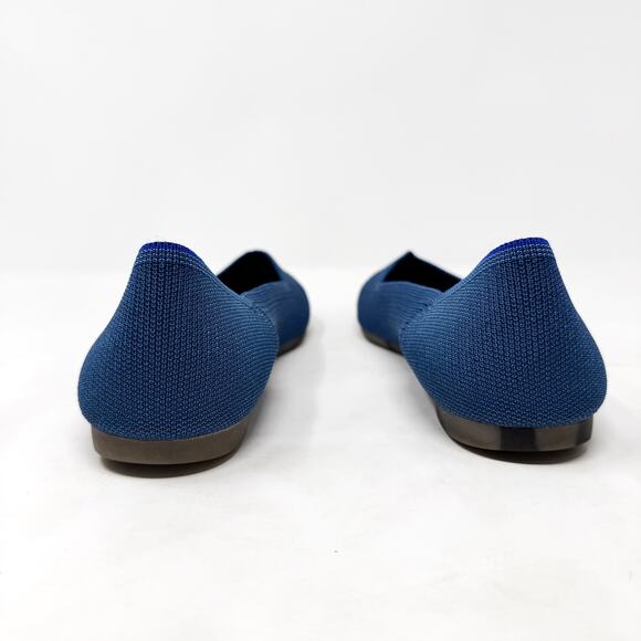 [Rothy’s] The Point Deep Ocean Blue Slip On Washable Ballet Flats Like New 10.5 - Picture 7 of 12